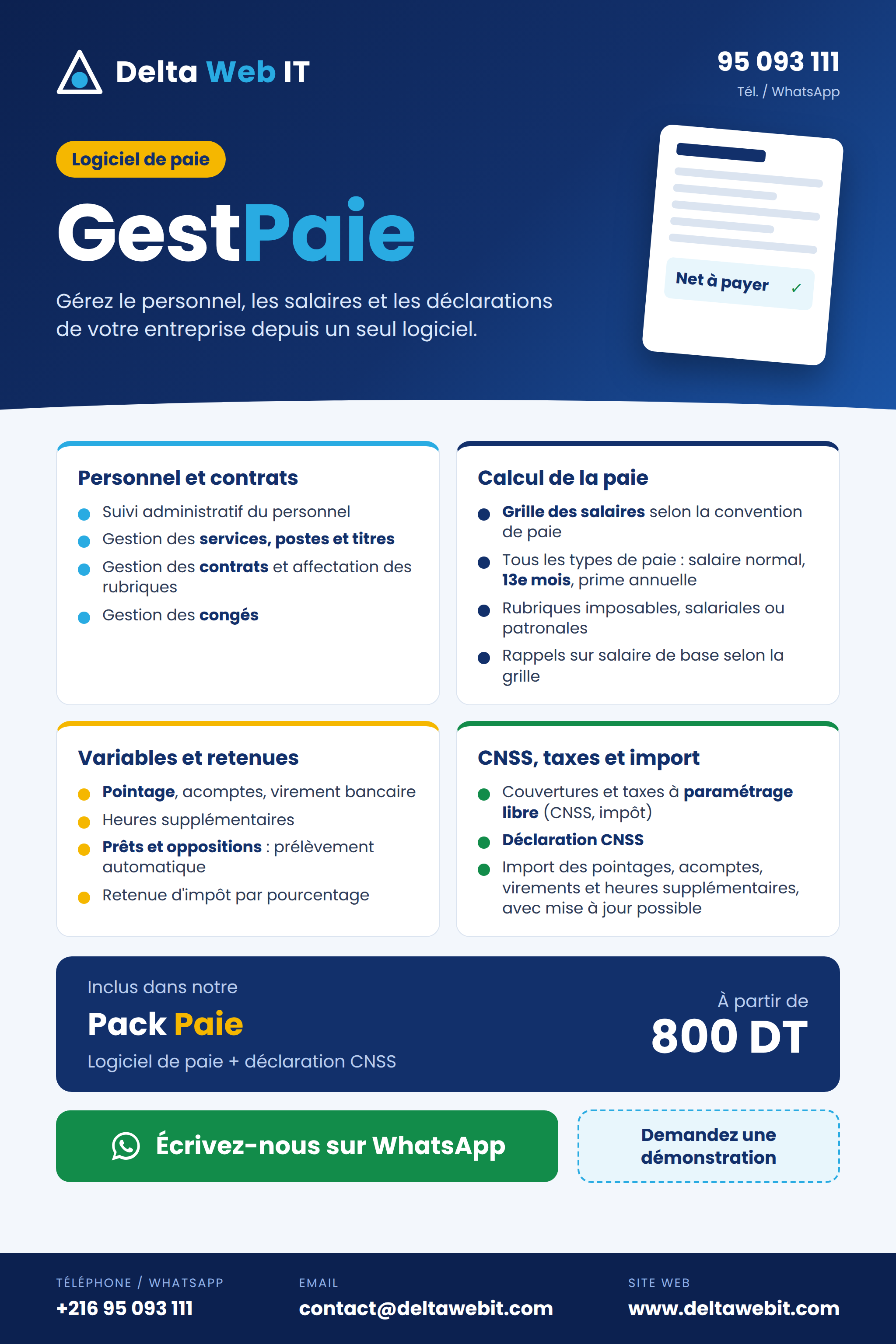 Brochure Pack Paie